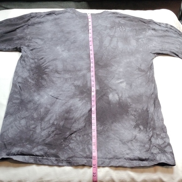 The Mountain Mens Gray Tie Dye Cat Graphic T-Shirt Size XL - Picture 8 of 9